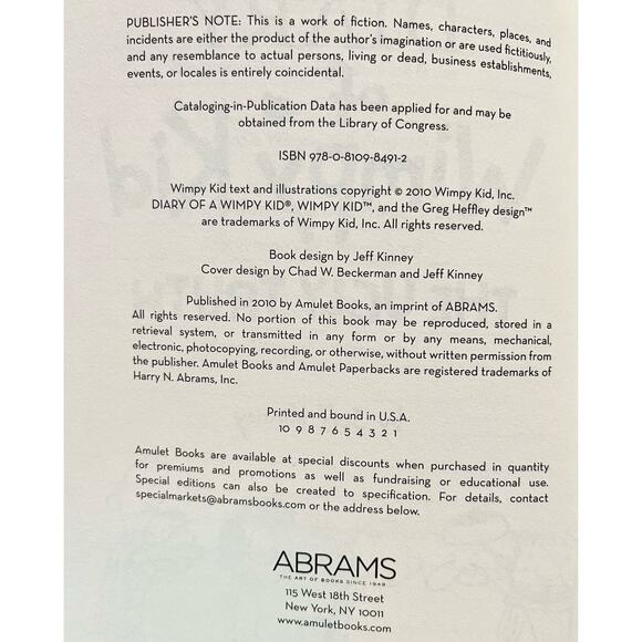 The Ugly Truth (Diary of a Wimpy Kid, Book 5) First Edition - Picture 7 of 7